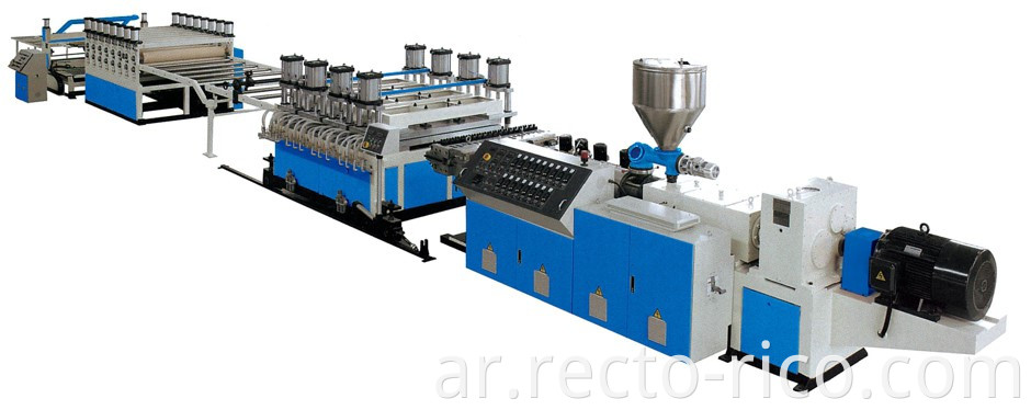 WPC board extrusion line